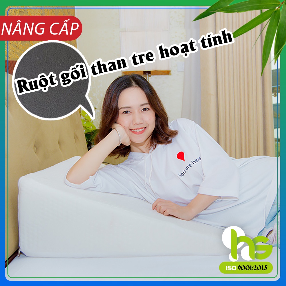 Gối chống trào ngược dạ dày cho người lớn Hi-Sleep - BS Khuyên dùng - Sx bởi đệm Kim Cương