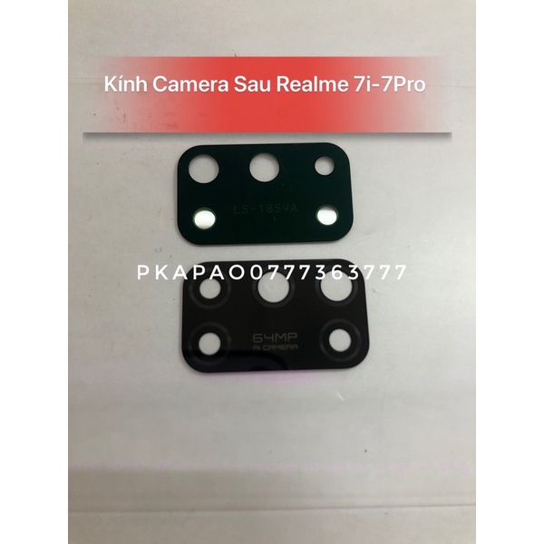 Kính camera sau Realme 7i / Realme 7 Pro / Realme C17 zin new