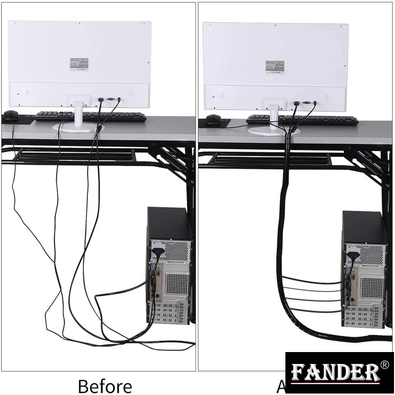 Vỏ Bọc Dây Cáp 22mm Linh Hoạt Tiện Dụng Cho tv / pc / Văn Phòng