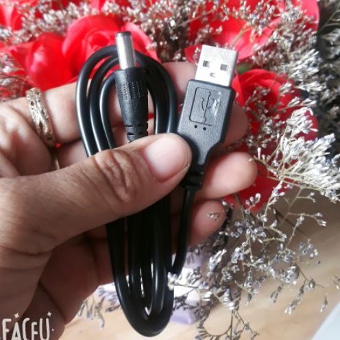 Cáp sạc loa rao bán hàng Dây cáp nối nguồn chuyển đổi USB sang DC 2.0 2.5 3.5 4.0 5.5mm 5V DC