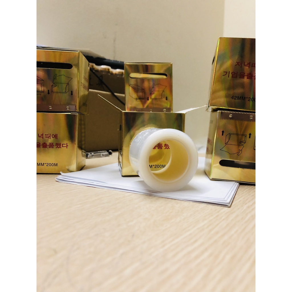 Cuộn nilon ủ môi,mày kích thước 42x200mm màu trắng xịn