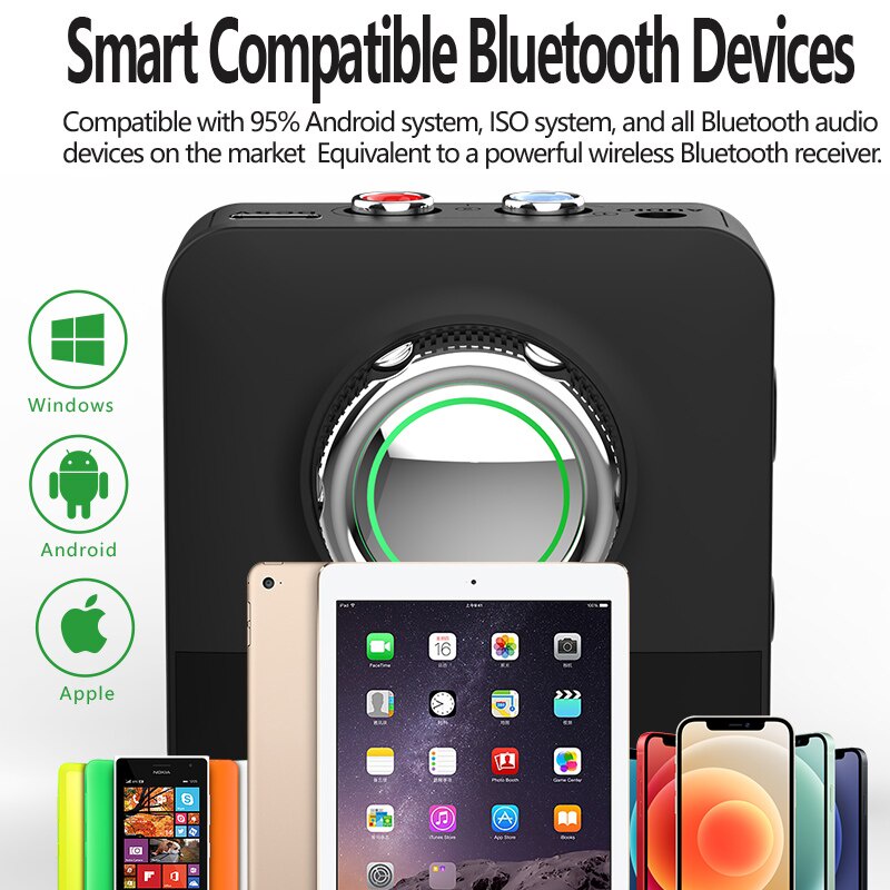 Bộ thu âm thanh Bluetooth 5.0 Bộ chuyển đổi không dây LDAC AAC 3D Dongle 3.5mm Jack Aux RCA Rảnh tay cho bộ phụ kiện trên xe Loa Bộ phát BT