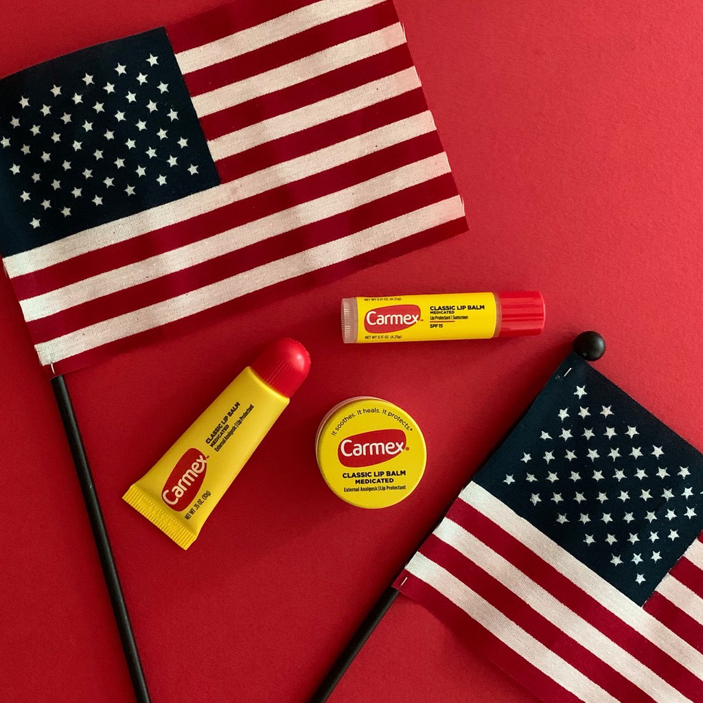 Son dưỡng CARMEX americarevn - đủ loại ( DƯỠNG KÍCH MÀU MÔI, Son Dưỡng Môi Không Màu, Chống Nắng- Bill Mỹ/ CHÍNH HÃNG)