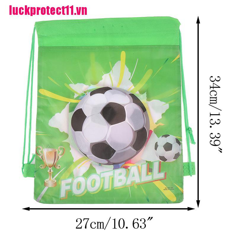 huwai 1pc Football Storage Bag Non-woven Fabric Drawstring Bag Outdoor Sport Backpack