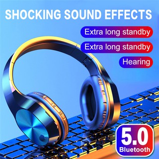 Tai nghe chơi game không dây T5 tích hợp Bluetooth 5.0 có thể gập lại