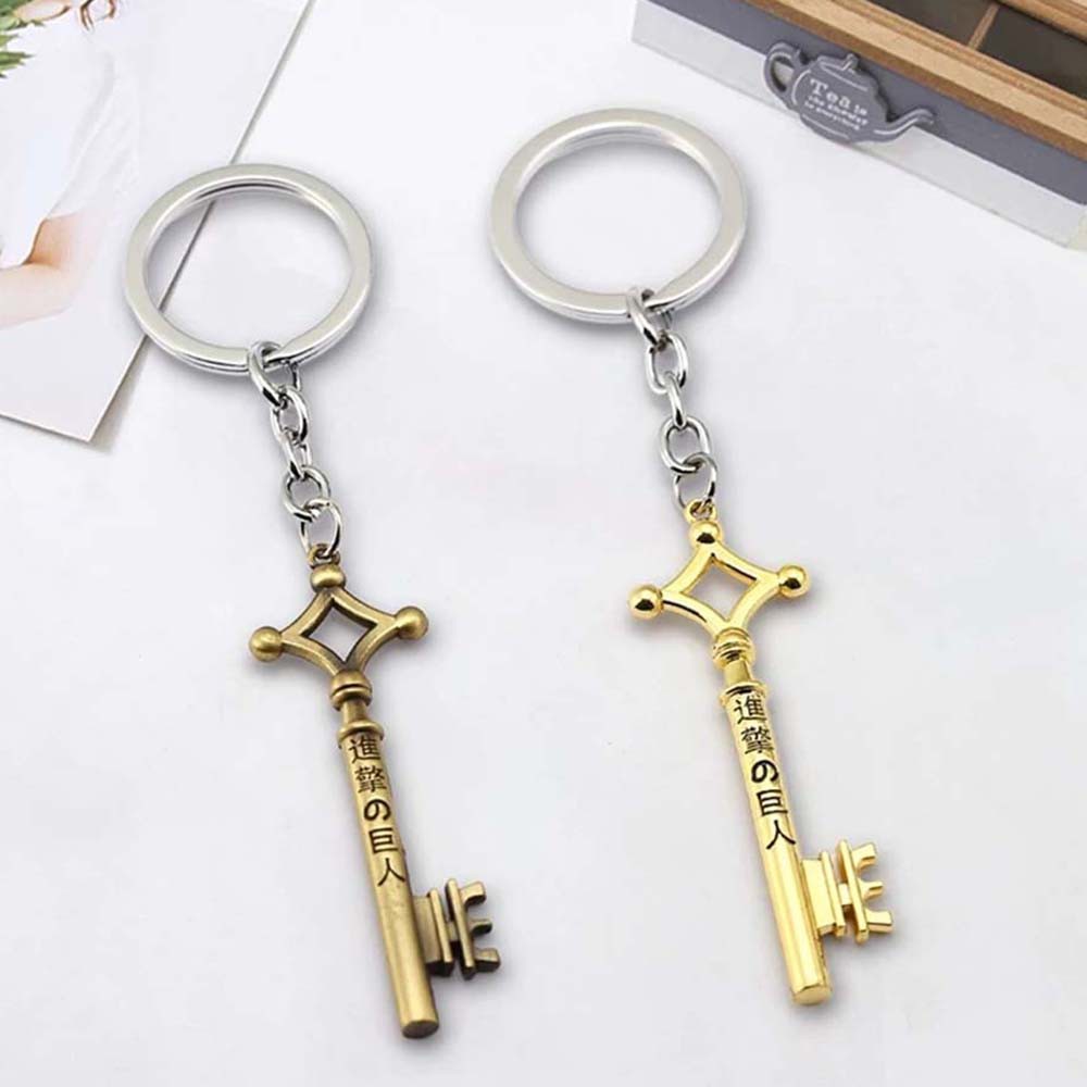 EPOCH Special Gift Attack on Titan Keychain Car Keychain Eren Jäger Anime Attack on Titan Car Key Holder Creative Bag Pendant For Men Women Kid Key Rings Car Interior Accessories Anime Cosplay/Multicolor