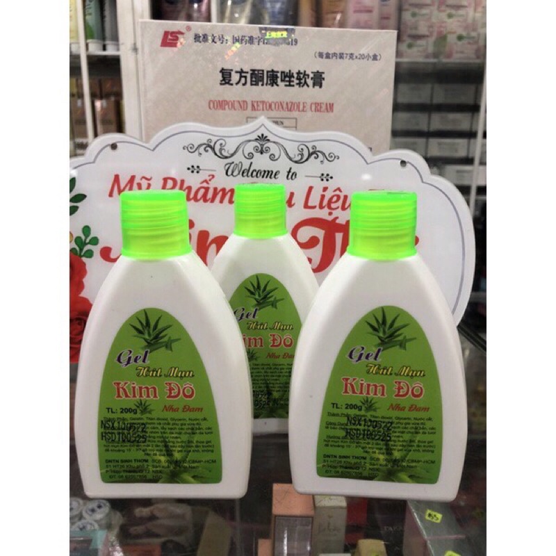 Gel Lột Mụn Nha Đam _Than Tre _Bùn Khoáng Kim Đô 200g