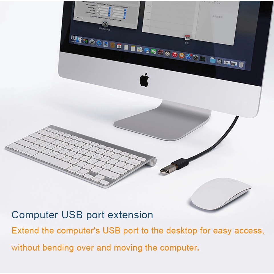 Cáp mở rộng 3M USB 2.0 Đường truyền dữ liệu đầu đực sang đầu cái