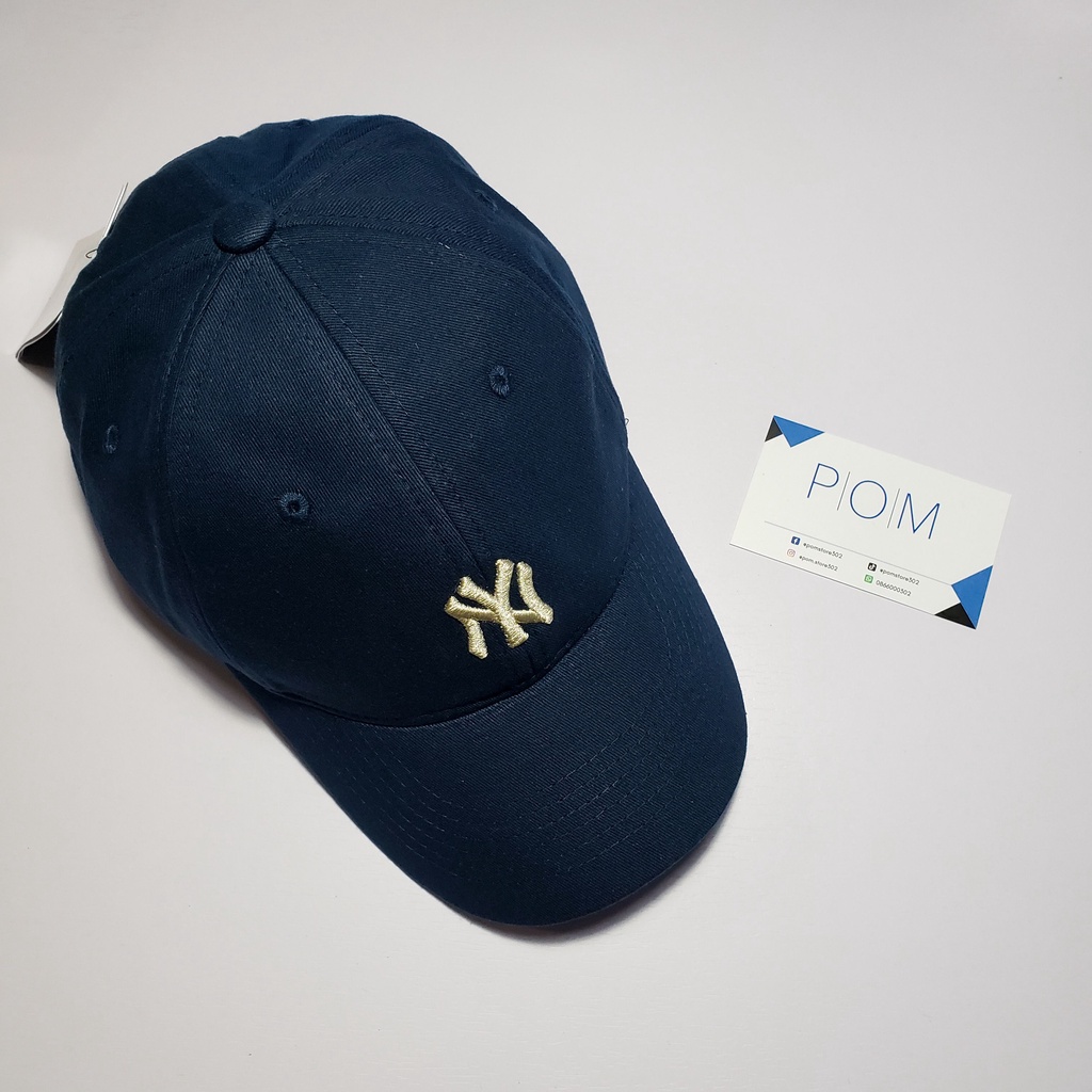 Mũ lưỡi trai NY mũ M.L.B NY Ball Cap Xanh Navy nón lưỡi trai NY - Pom Store