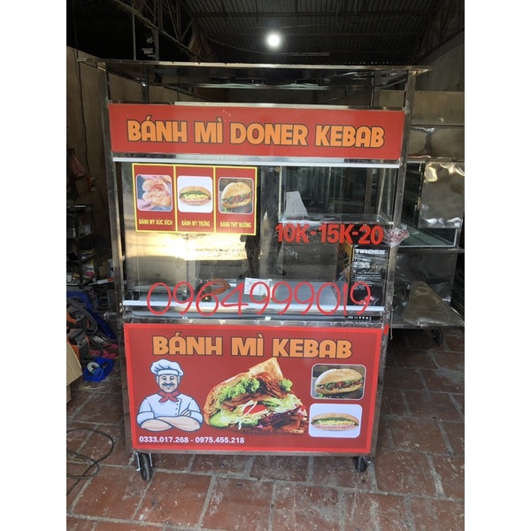 Xe bánh mì doner kebab 1m2
