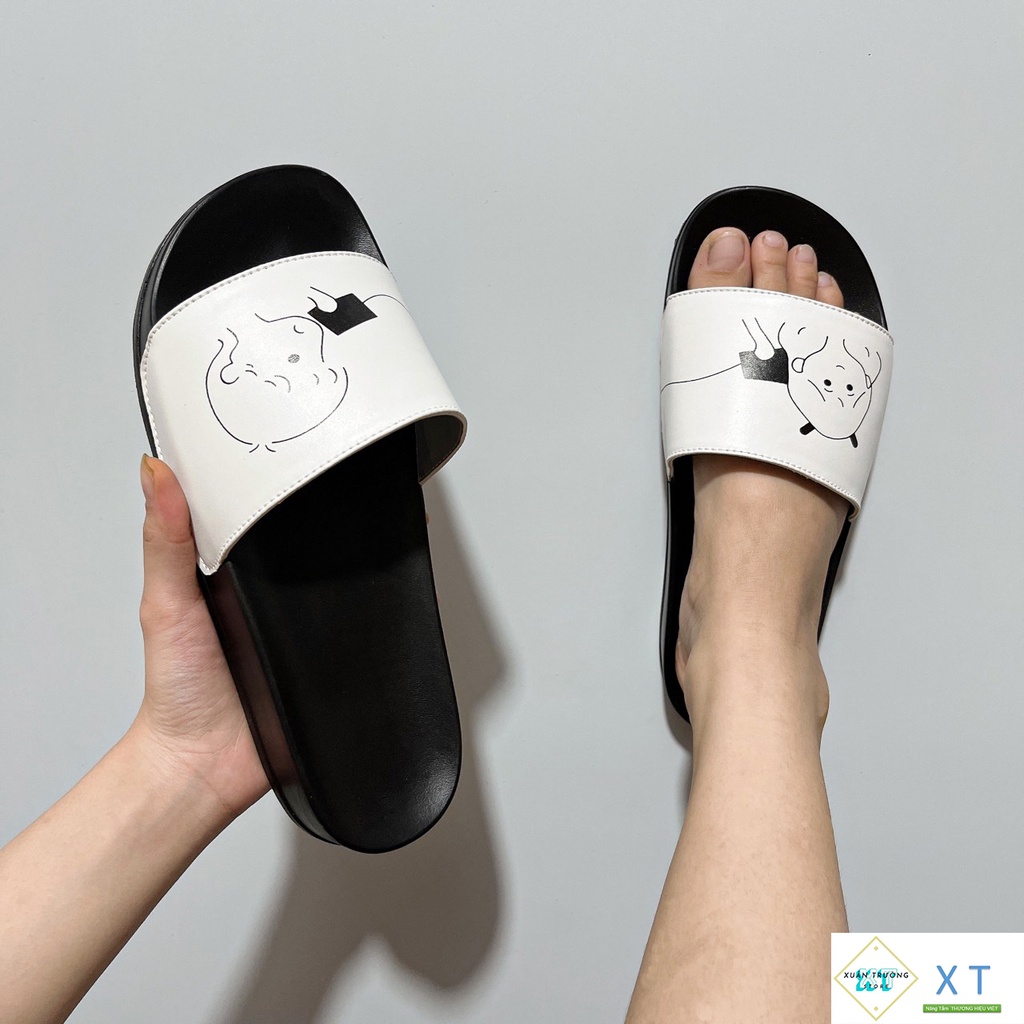 Dép Nam Nữ Quai Ngang Dép UNISEX phone ngộ nghĩnh cực xinh TREND 2022