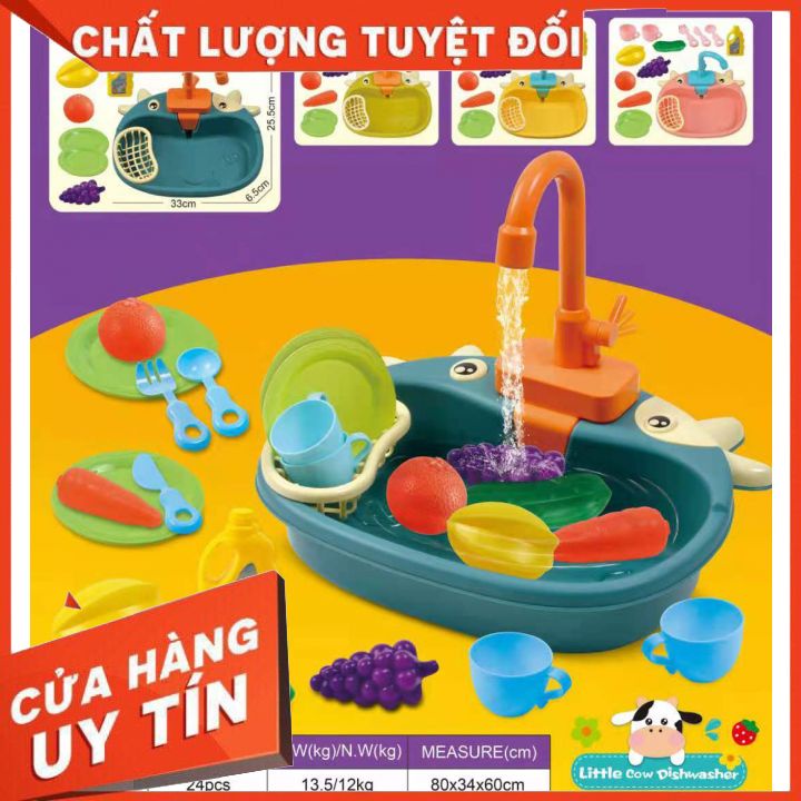 Đồ chơi nhà bếp trẻ em, mô phỏng đồ dùng nhà bếp nấu ăn, trẻ em 2 đến 6 tuổi