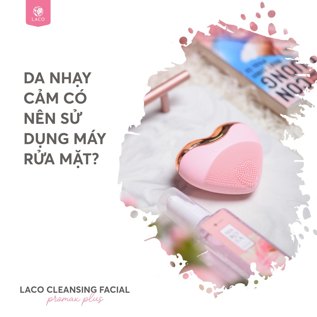 Máy Rửa Mặt Laco⚡ Đ𝘰̣̂𝘤 𝘘𝘶𝘺𝘦̂̀𝘯⚡Nâng Cơ, Xoá Nhăn, Đánh Bay Mụn Cám, Mụn Đầu Đen