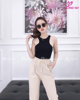 Sét bộ áo 3 lỗ+ quần kaki