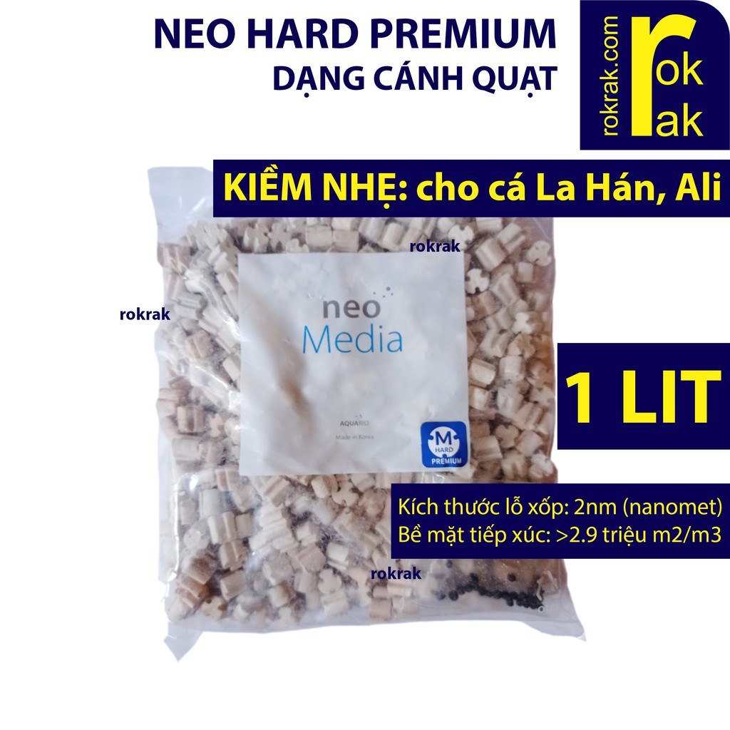 GIÁ SỈ-Neo HARD Premium 1 LIT Vật liệu lọc hồ cá thủy sinh cao cấp Hàn Quốc