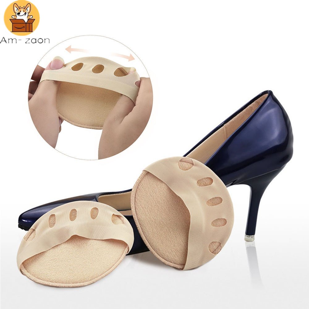 1 Cặp Đệm Lót Giày Cao Gót Nửa Bàn Chân Mềm Mại Co Giãn Chống Trượt Giảm Đau Dành Cho Nữ