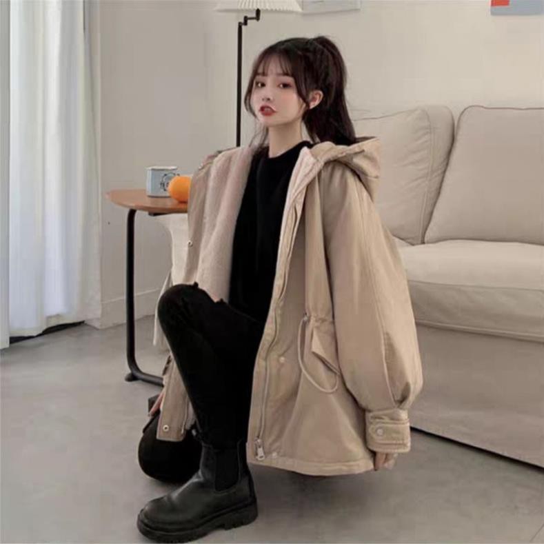 Áo Khoác Lông Cừu - Ống Tay Bo Chun Siêu Xinh M627 - Lolla_Fashion