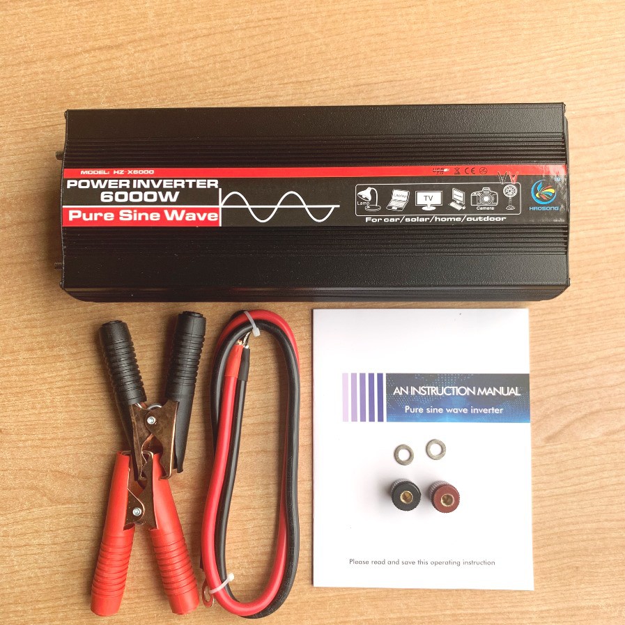 Bộ chuyển đổi kích điện ắc quy từ 24V lên 220V sóng Sin chuẩn 1000W dùng tại gia đình, xe tải, nhà xưởng (TS45)