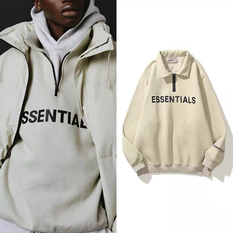 ÁO SWEATER ESSENTIAL CỔ KHOÁ DÀNH CHO NAM VÀ NỮ