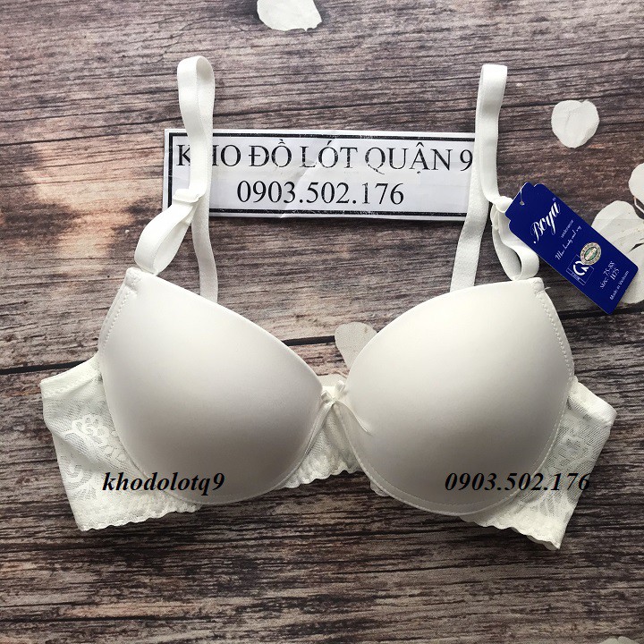 Áo lót Boya mút vừa trơn, dây ren