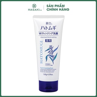 Sữa Rửa Mặt Tẩy Trang Và Làm Sáng Da Hatomugi The W Cleansing Foam 130g Hasaki Sản phẩm chính hãng
