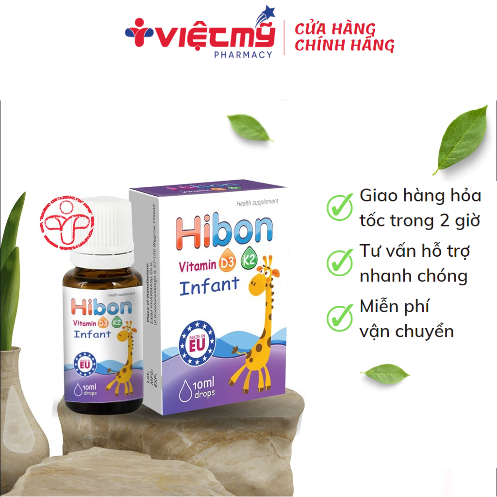 Vitamin D3 K2 Hibon nhập khẩu chính hãng từ châu Âu SP000765