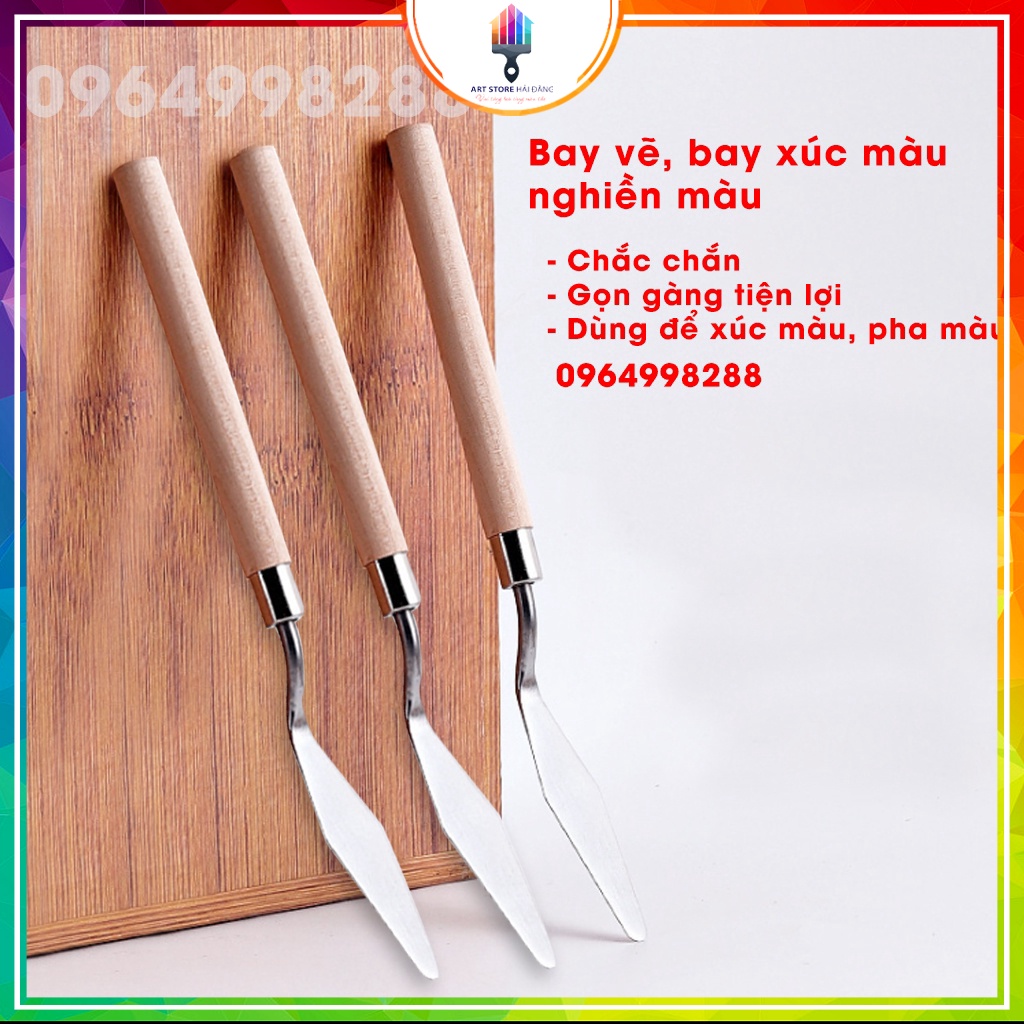 Bay vẽ cán gỗ❤️tuyệt phẩm siêu cao cấp❤️ lưỡi bay dày,khá cứng, thân gỗ.