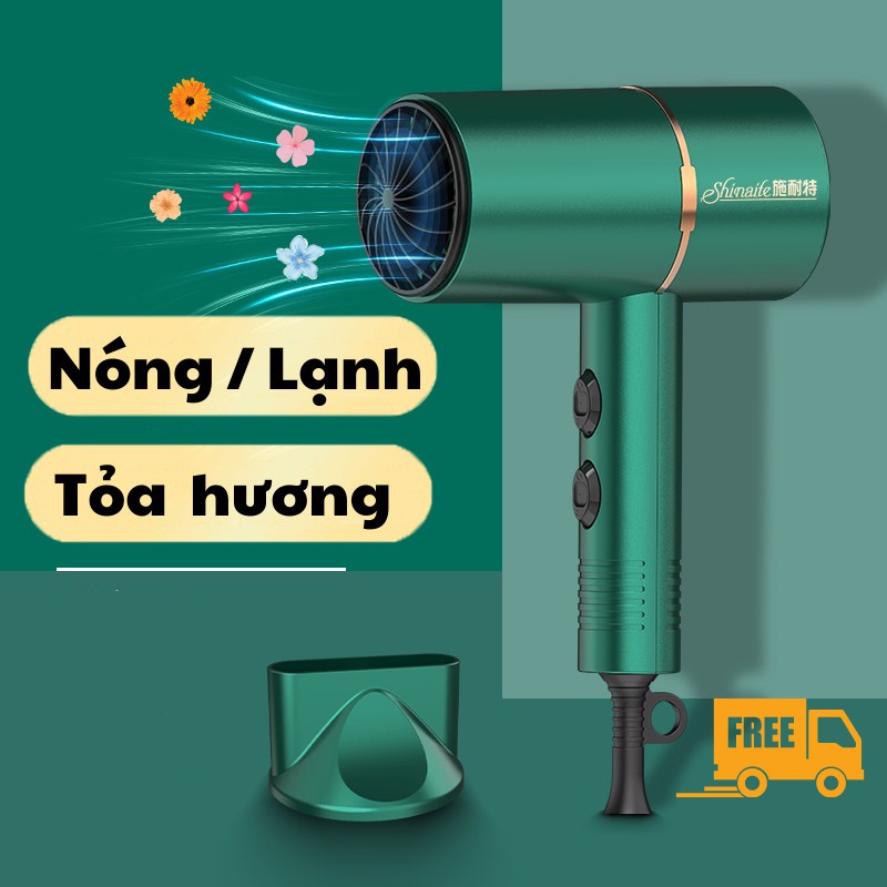 Máy Sấy Tóc, Máy Sấy Tóc Mini 2 Chiều Nóng Lạnh Tạo Mùi Thơm Công Suất Lớn LEON OFFICIAL