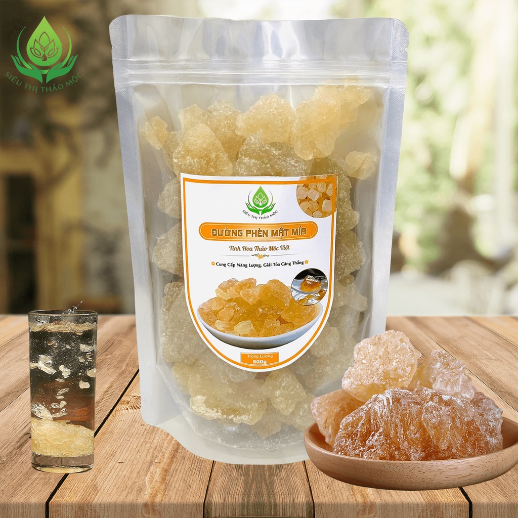 ✅ Đường Phèn Mật Mía Kết Tinh Tự Nhiên Loại Thượng Hạng Đường Phèn Vàng Nguyên Bản Nấu Chè Chưng Yến