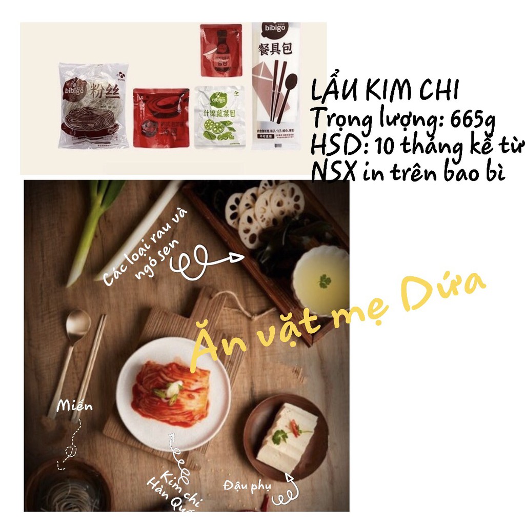 LẨU TỰ SÔI HÀN QUỐC BIBIGO - 3 vị lẩu siêu to