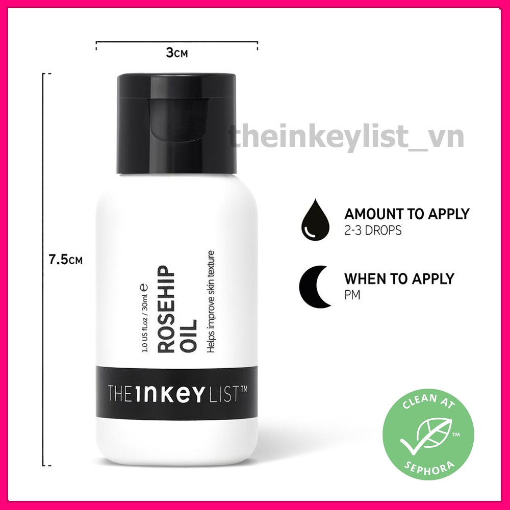 [FREE SHIP] TINH DẦU TẦM XUÂN ROSEHIP OIL - THE INKEY LIST ❤️ THE INKEY LIST ❤️