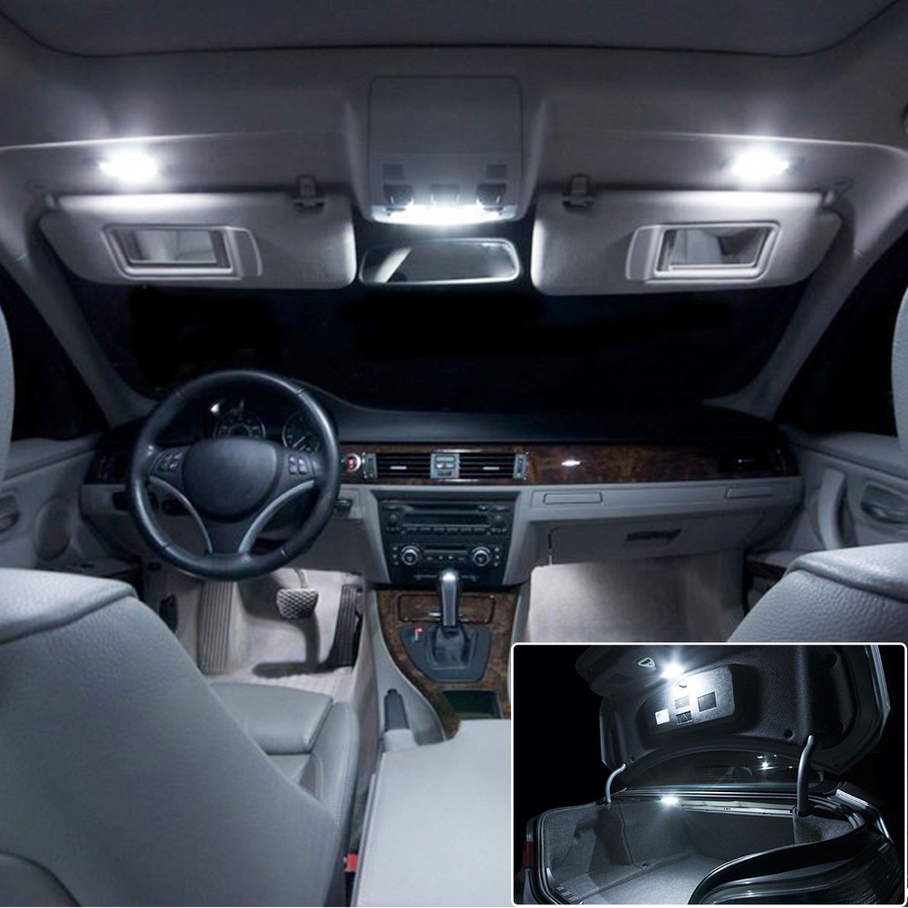 Bảng Điều Khiển Đèn led cob w5w t10 c5w ba9s dc 12v Cho Xe Hơi 18 24 36 48 smd