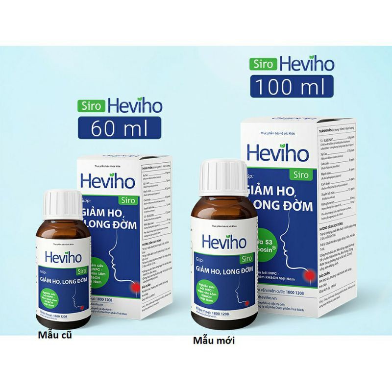 ✅ Siro HEVIHO Giảm Ho Long Đờm(100ml)