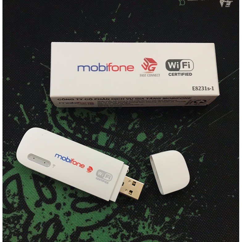 USB wifi 3g Huawei E8231 logo mobifone sử dụng được tất cả các mạng
