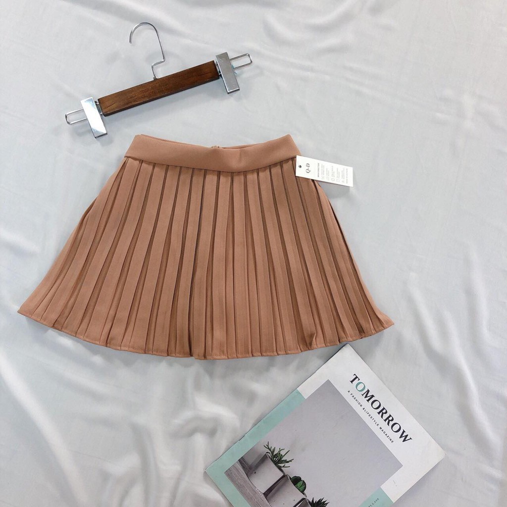 Chân váy xếp ly, Chân váy ngắn 💖SIÊU CUTE, FREESHIP💖 chất tuyết mưa có quần trong, cực đẹp cho bạn nữ | BigBuy360 - bigbuy360.vn
