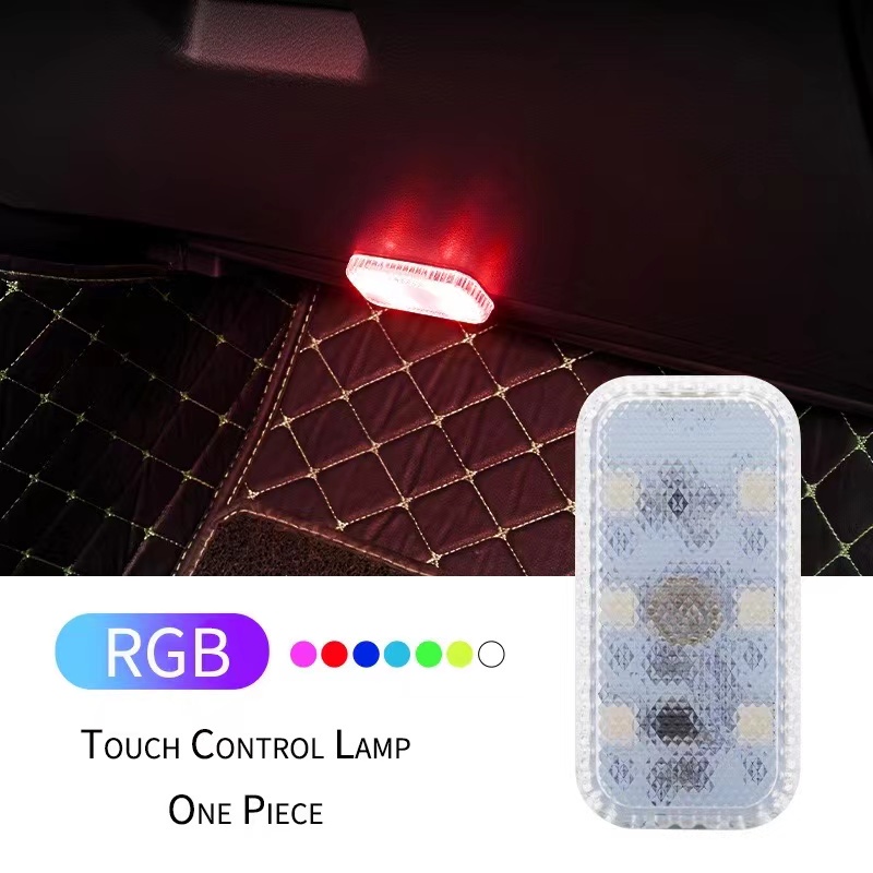 Đèn LED Đọc Sách Mini Không Dây Đa Năng Độ Sáng Cao Có Thể Sạc Lại Qua Cổng USB Dùng Trong Xe Hơi