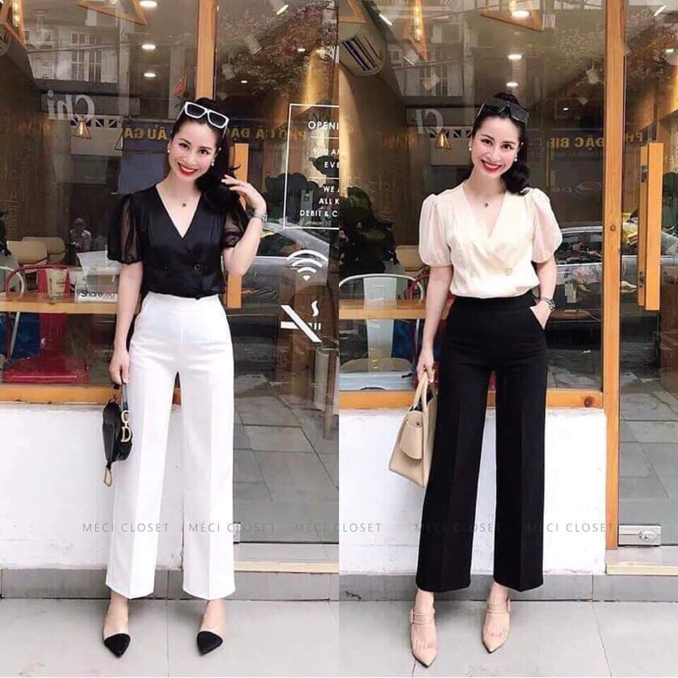 [Tuyển sỉ] Quần Culottes dài vải tuyết mưa