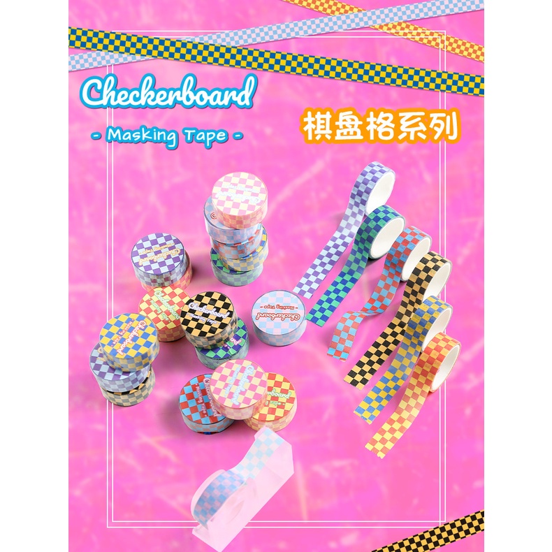 1 Cuộn Băng Keo Nhiều Màu Sắc Tự Nhiên Trang Trí Sổ Tay Sáng Tạo DIY