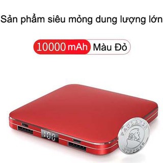 SAMAWMIVISạc pin dự phòng di động 10000mAh, kích thước mini, dung lượng lớn, màn hình LED hiển thị số