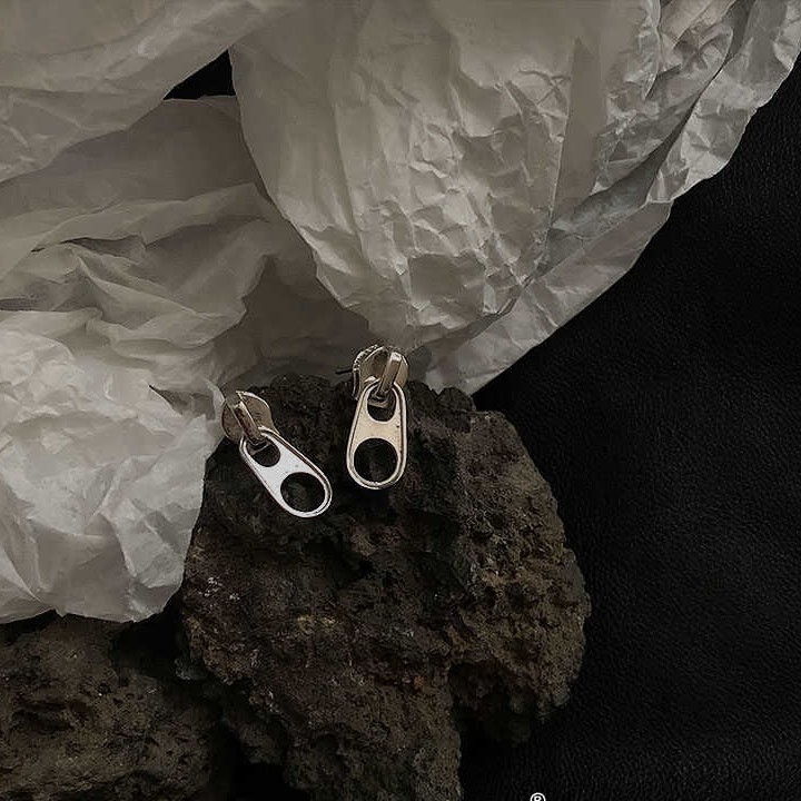 Bông tai khóa kéo thời trang cá tính