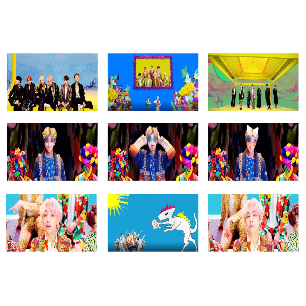 Lomo card BTS - MV IDOL ( Full 54 ảnh)
