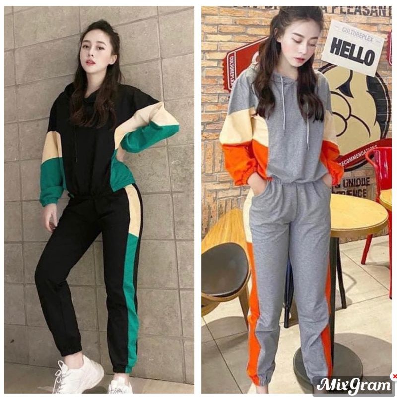 bộ umi khoá mũ phối viền