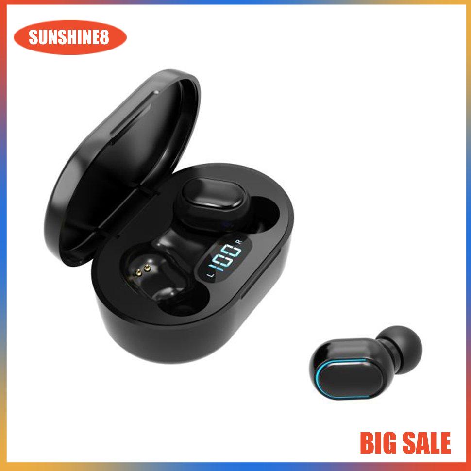 Tai nghe không dây E7S Mini 5.0 màn hình kỹ thuật số điều khiển bằng giọng nói
