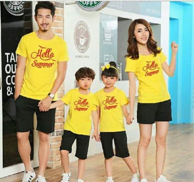 Áo gia đình dễ thương chất đẹp giá rẻ