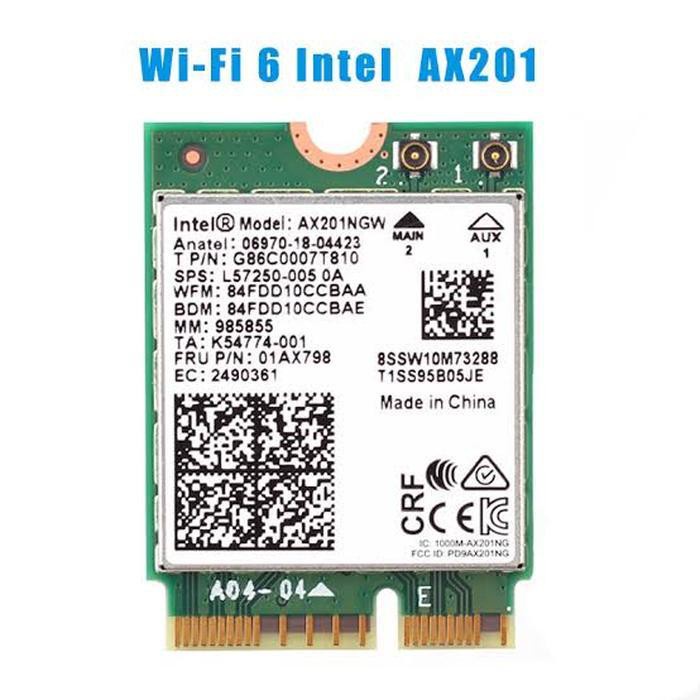 Card Intel WiFi Bluetooth AX200,AX201, AX210  , MT7921K ,AC9260,Intel 6235  cũ bóc máy