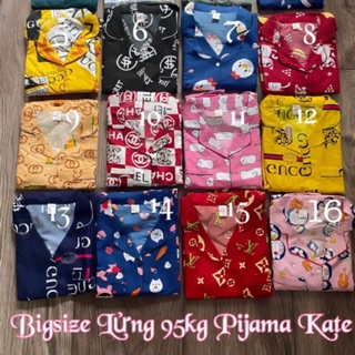 Đồ bộ kate bigsize lửng 80-95kg chất siêu mềm