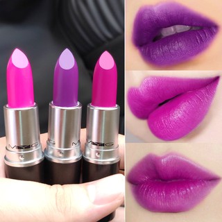 Son lì màu tím trang điểm cá tính