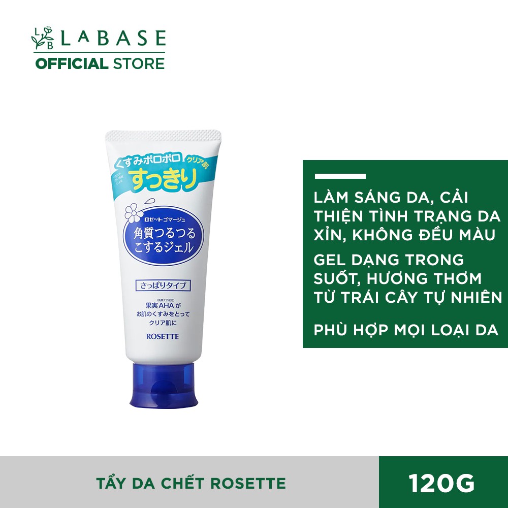 [Hàng bán nhập khẩu chính hãng] Gel tẩy tế bào chết Rosette Peeling Gel 120g chính hãng Nhật Bản | BigBuy360 - bigbuy360.vn