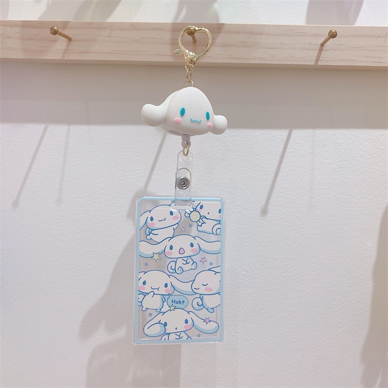 Ví Đựng Thẻ Trong Suốt Họa Tiết Hoạt Hình Sanrio Sáng Tạo