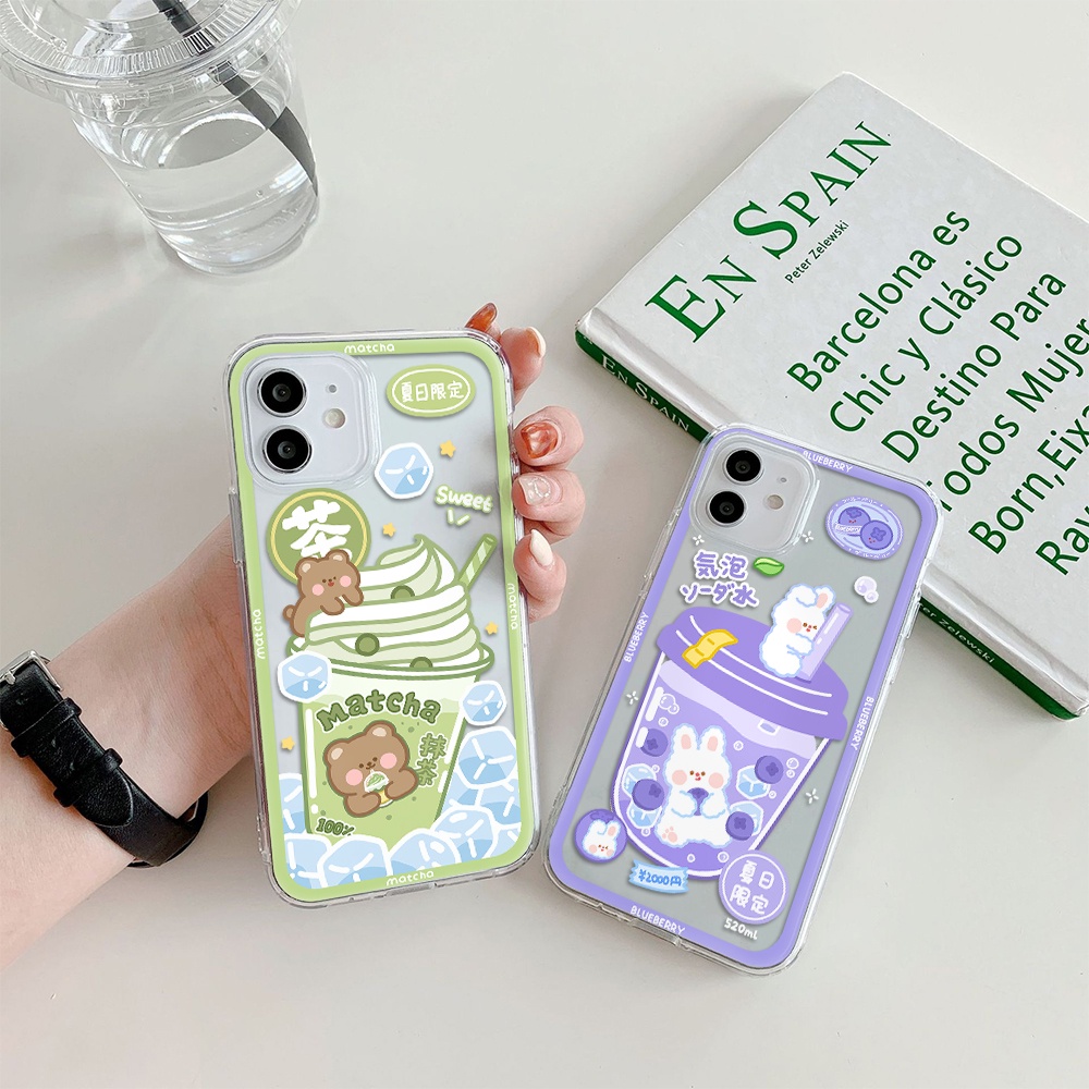 Ốp Điện Thoại Tpu Mềm Chống Sốc In Hình Dễ Thương Cho iPhone 11 12 13 pro max XS X XR XSMax 7 8 6 6s plus 5 4 SE 2020